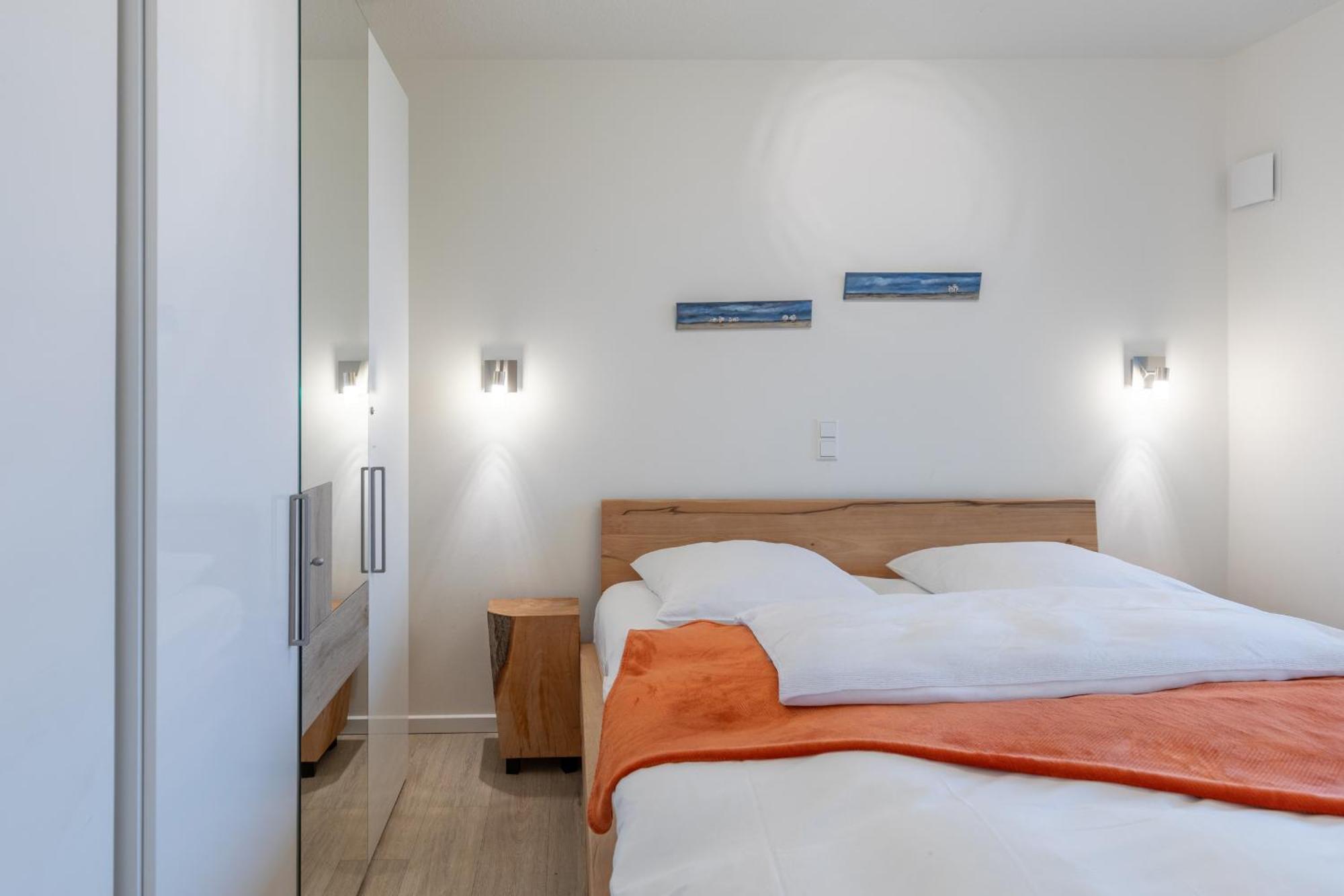 Ferienwohnung "Halligstork" Direkt Am Nordseedeich Mit Blick Auf Den See Nordstrand Exterior foto